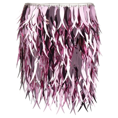 Shop Paco Rabanne Skirts In Pink