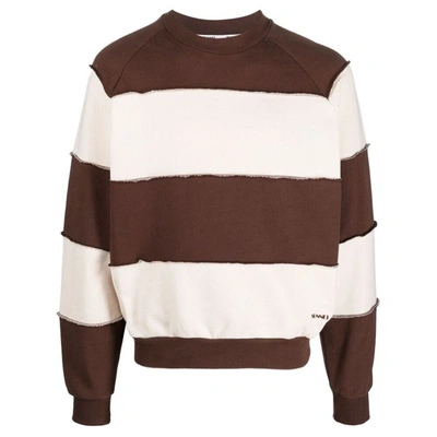 Shop Sunnei Sweatshirts In Brown/neutrals