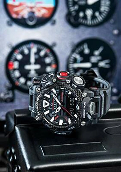 Pre-owned Casio Watch Gshock Gravitymaster Carbon Core Guard Gr-b200-1ajf Men's