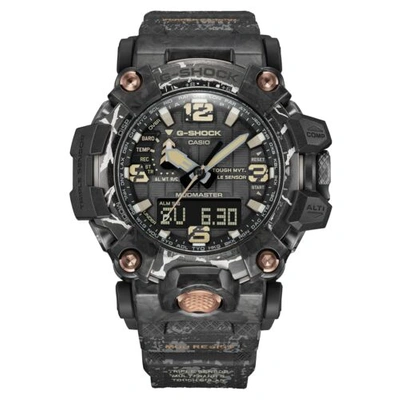 Pre-owned Casio G-shock Gwg-2000cr-1a Mudmaster Tough Solar Black Strap Mens Watch Gwg2000