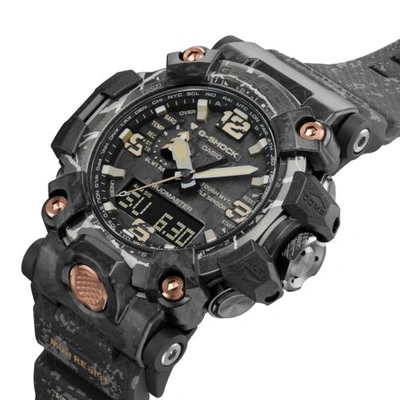 Pre-owned Casio G-shock Gwg-2000cr-1a Mudmaster Tough Solar Black Strap Mens Watch Gwg2000