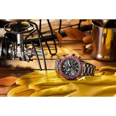 Pre-owned Citizen Promaster Sky Cb5009-55e Eco-drive Radio Solar Watch Black Dial Men's Jp