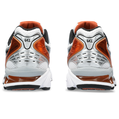 Pre-owned Asics 1201a019-109  Gel-kayano 14 White Piquant Orange