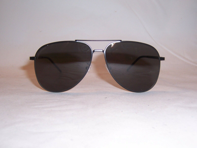 Pre-owned Saint Laurent Sunglasses Sl Classic 11/s Slim-002 Black/black Authentic