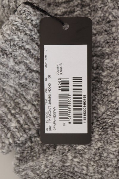 Pre-owned Dolce & Gabbana Sweater Gray Wool Knit Turtleneck Pullover It46/ Us36/ S 1300usd