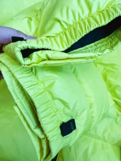 Pre-owned The North Face Men's 1996 Retro Nuptse Jacket Yellowtall 700 Down Puffer Size2xl In Orange