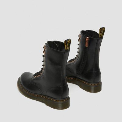 Pre-owned Dr. Martens' Dr. Martens 1490 Pascal Hardware Black Wanama Women's Boots 26871001