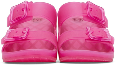 Pre-owned Balenciaga $625 Women's  Mallorca Slides Flat Sandals Slippers Pink Us 8 38 Eu
