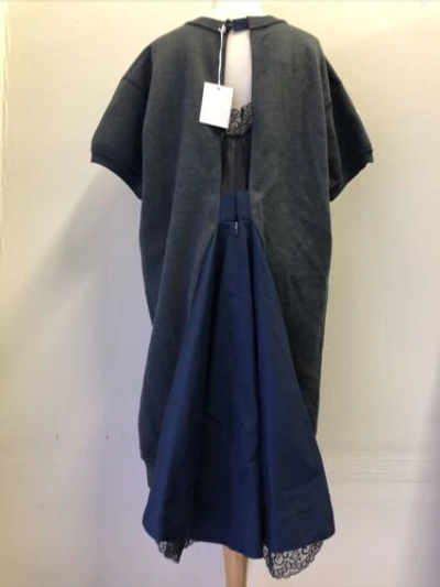 Pre-owned Nike Lab X Sacai Tech Fleece Dark Grey Navy Blue Dress Size Xl In Gray