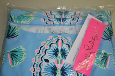 Pre-owned Lilly Pulitzer $298  Seralina Chillylilly Maxi Dress Frenchie Blue Shells S M
