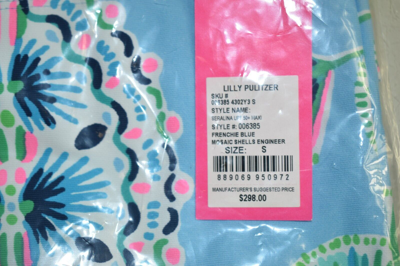 Pre-owned Lilly Pulitzer $298  Seralina Chillylilly Maxi Dress Frenchie Blue Shells S M