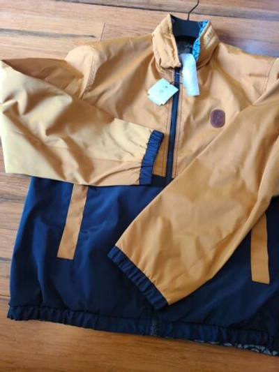 Pre-owned Coach Limited Edition  Logo Zip Reversable Jacket - Xl - Hoodie In Black