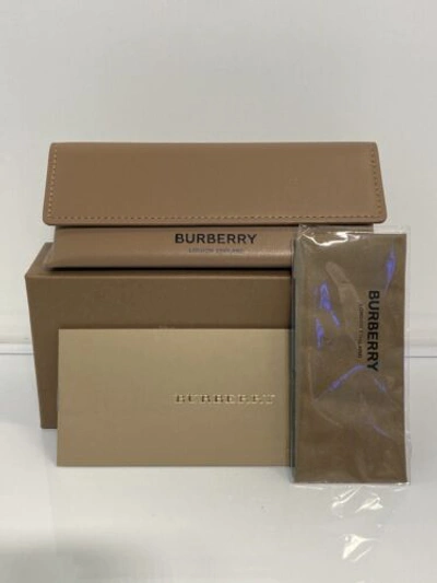 Pre-owned Burberry 3125 1017/81 Black Aviator Unisex Sunglasses 59mm In Gray