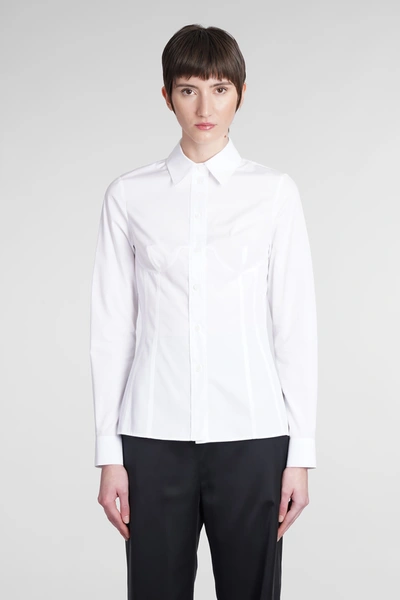 Shop Givenchy Shirt In White Cotton