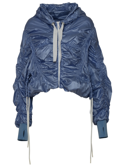 Shop Khrisjoy Woman  Light Blue Nylon Cloud Jacket