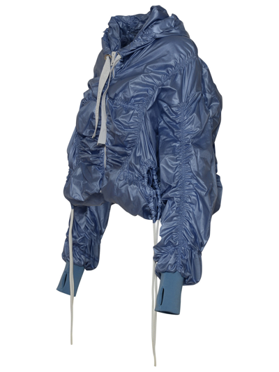 Shop Khrisjoy Woman  Light Blue Nylon Cloud Jacket