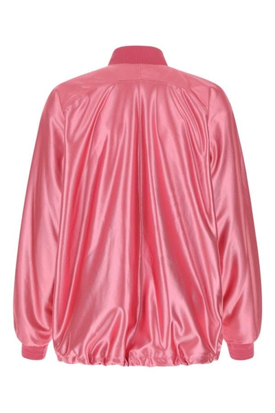 Shop Khrisjoy Woman Pink Polyester Oversize Sweatshirt