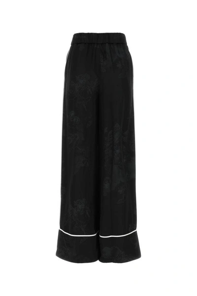 Shop Off-white Off White Woman Embroidered San Palazzo Pant In Multicolor