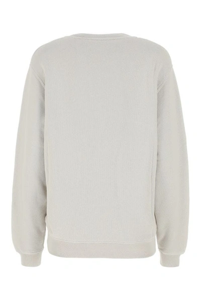 Shop Off-white Off White Woman Sand Cotton Sweatshirt In Brown
