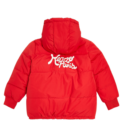 Shop Kenzo Reversible Puffer Jacket In Red