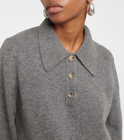 Khaite Joey Cashmere Sweater In Grey