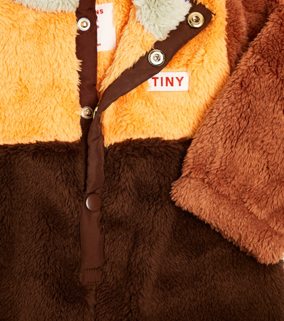 拼色抓绒连身衣