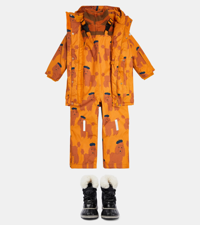 TINY POODLE填充雪地工装裤