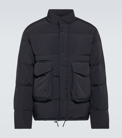 Shop Snow Peak Down Padded Jacket In Black