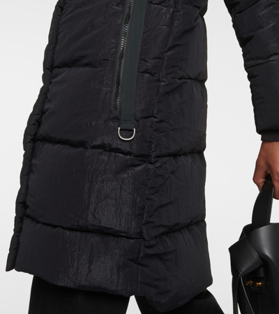 Shop Canada Goose Byward Quilted Satin Down Parka In Black