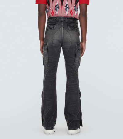 Shop Amiri M65 Cargo Jeans In Grey