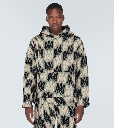 Shop Amiri M. A. Tapestry Cotton Hoodie In Multicoloured