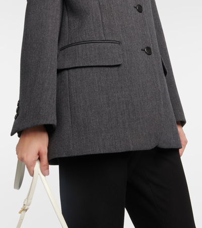 Prada Wool Blazer In Grey