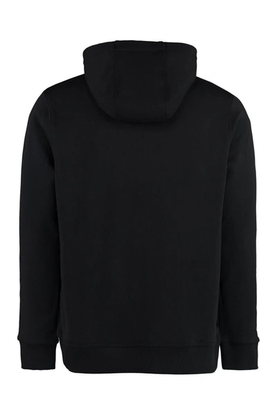 Shop Burberry Hooded Sweatshirt In Black