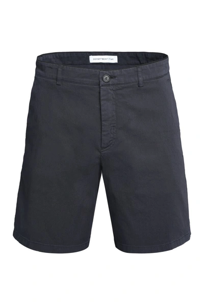 Shop Department 5 Tim Short Chino Trousers In Blue