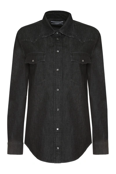 Shop Jacob Cohen Cotton Shirt In Grey