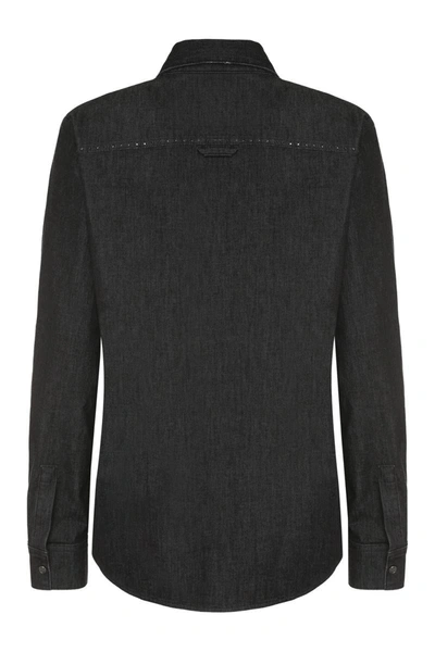 Shop Jacob Cohen Cotton Shirt In Grey
