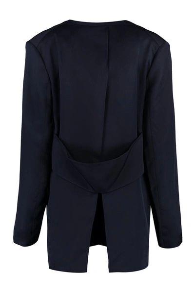 Shop Jil Sander Tailored Jacket In Blue