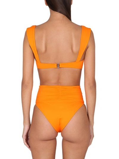 Shop Magda Butrym Briefs With Bow In Orange