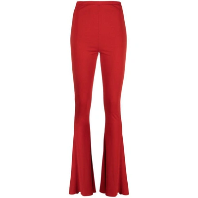 Shop Magda Butrym Pants In Red