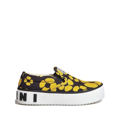 Shop Marni X Carhartt Sneakers In Yellow/black