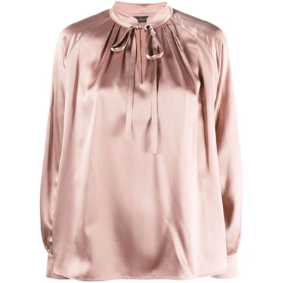 Shop Max Mara Pianoforte Shirts In Pink