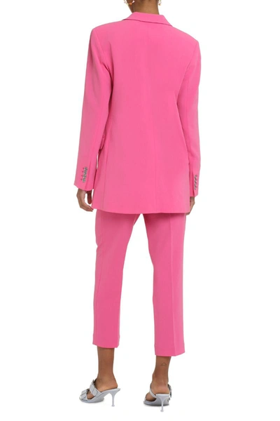 Shop Michael Michael Kors Single-breasted Two-button Blazer In Pink