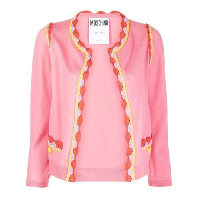 Shop Moschino Sweaters In Pink