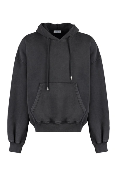 Shop Off-white Hooded Sweatshirt In Grey