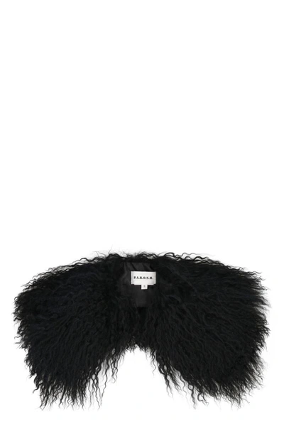 Shop P.a.r.o.s.h . Fur Collar In Black