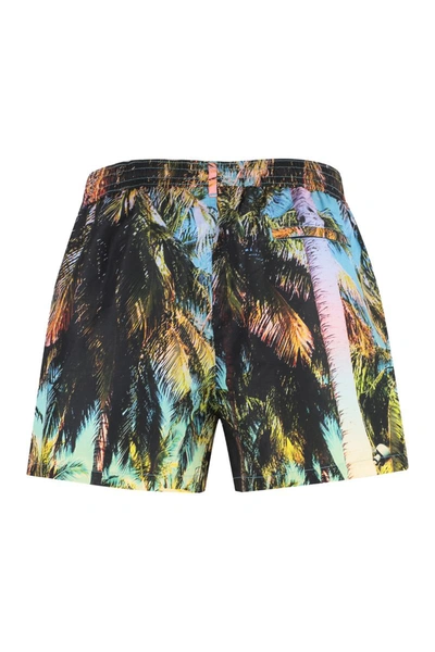 Shop Paul Smith Printed Swim Shorts In Multicolor