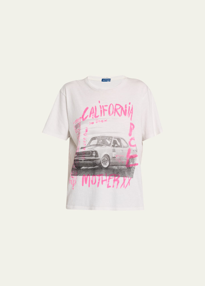 Shop Mother The Rowdy Crewneck Tee In California Roll