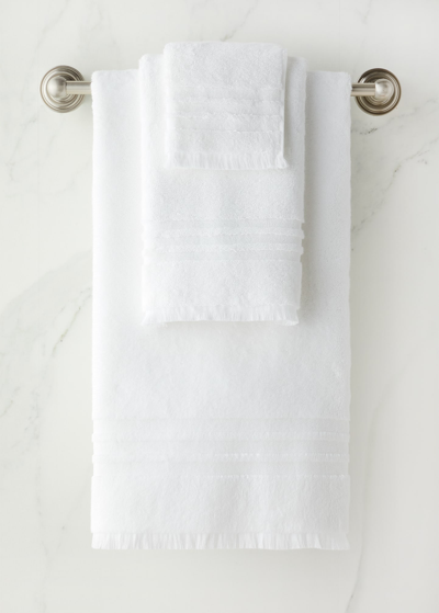 Shop Kassatex Mercer Bath Towel In White