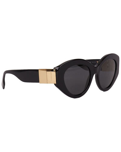 Shop Burberry Women's Be4361 51mm Sunglasses In Black