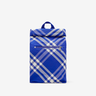 Shop Burberry Roll Backpack In Knight